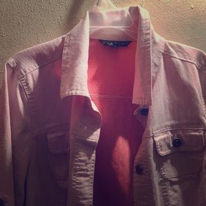 Pink jean jacket